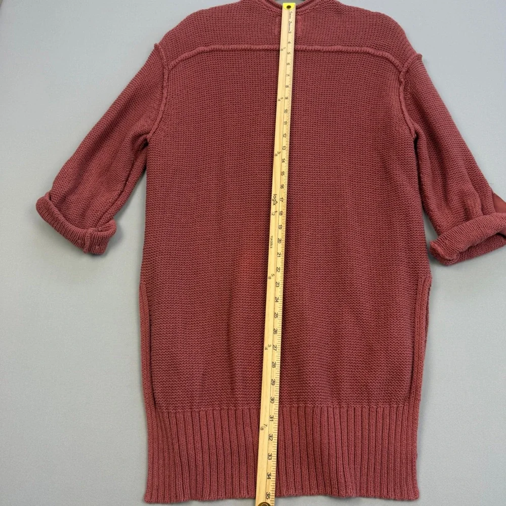 Free People We The Free Boho Indie Firefly Tunic Henley Knit Sweater Small